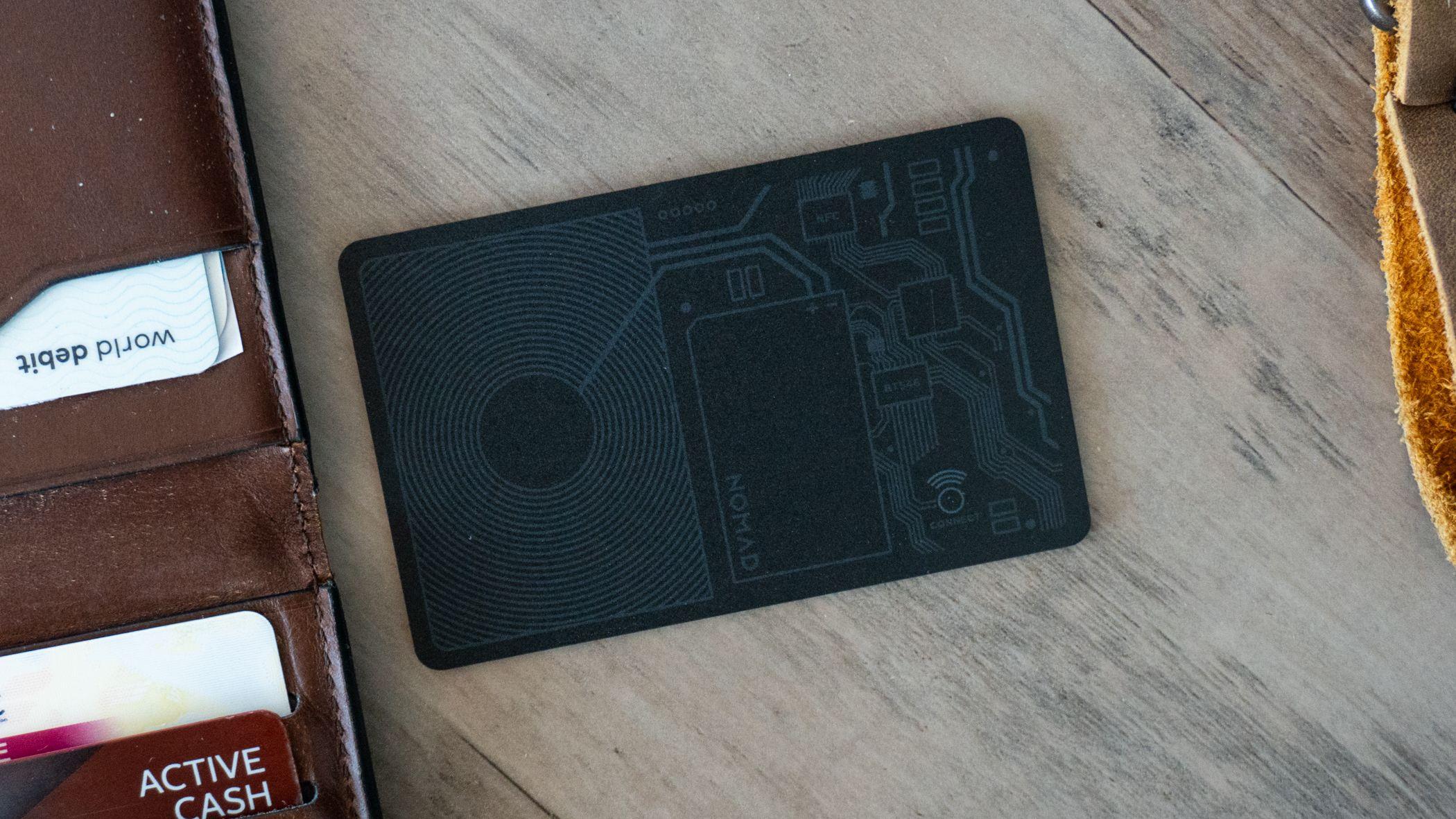 Nomad Tracking Card: A Sleek and Sustainable Solution for Your Tracking Needs