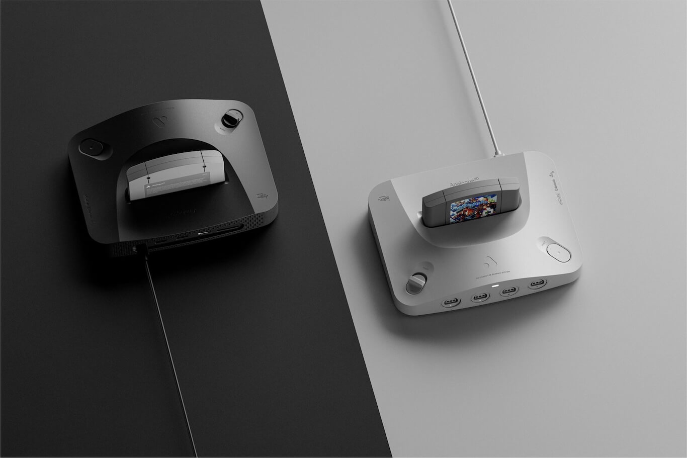 Both colorway Analogue 3D console