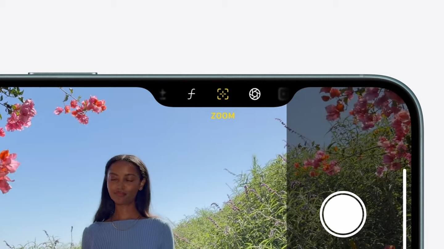 Additional options for the camera via the new camera button