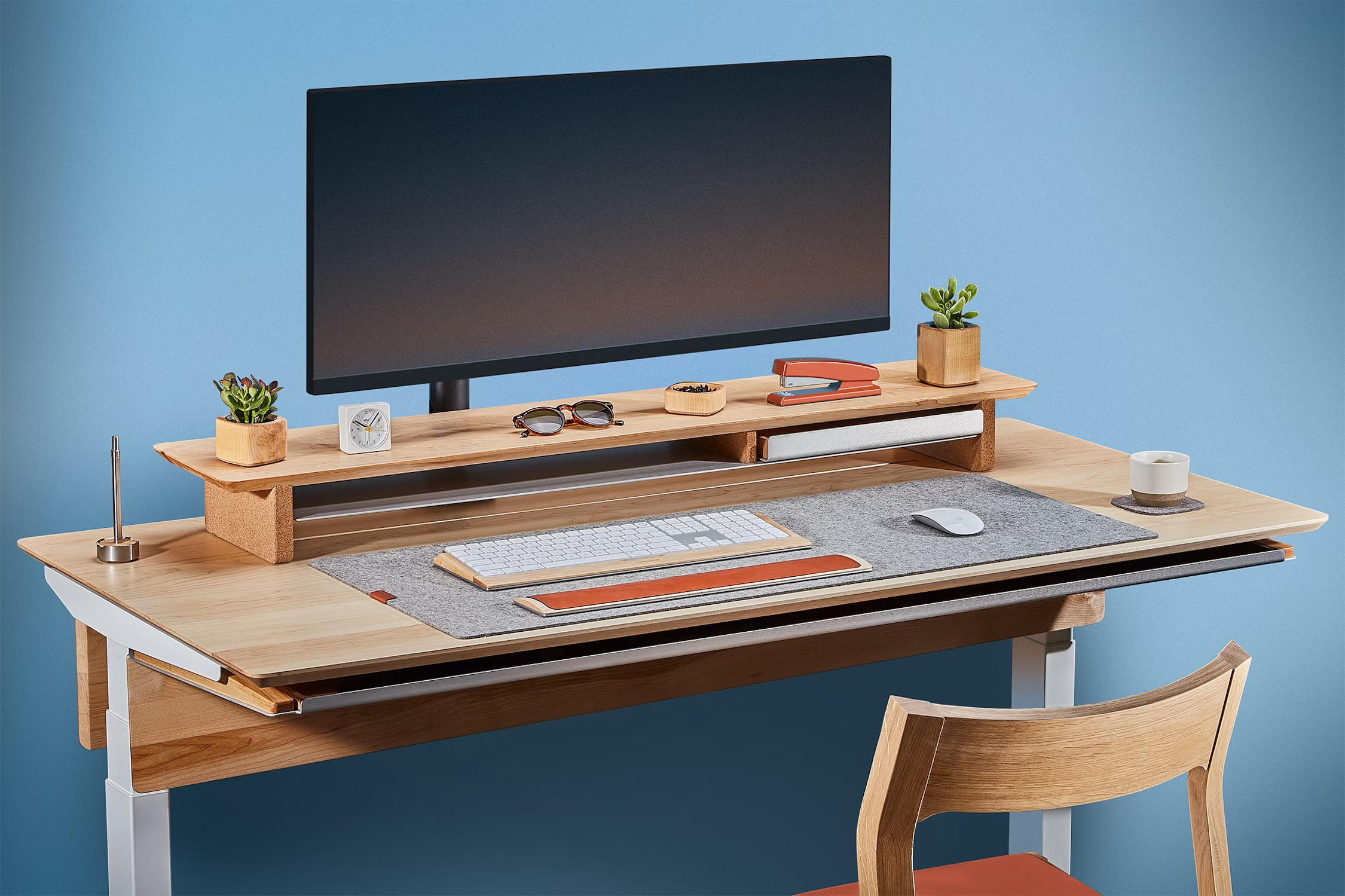 Grovemade desk in maple