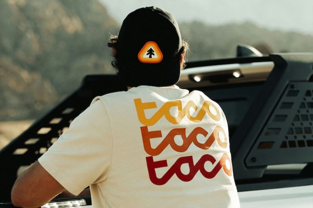 the new huckberry toyota collection - hat and big print t shirt