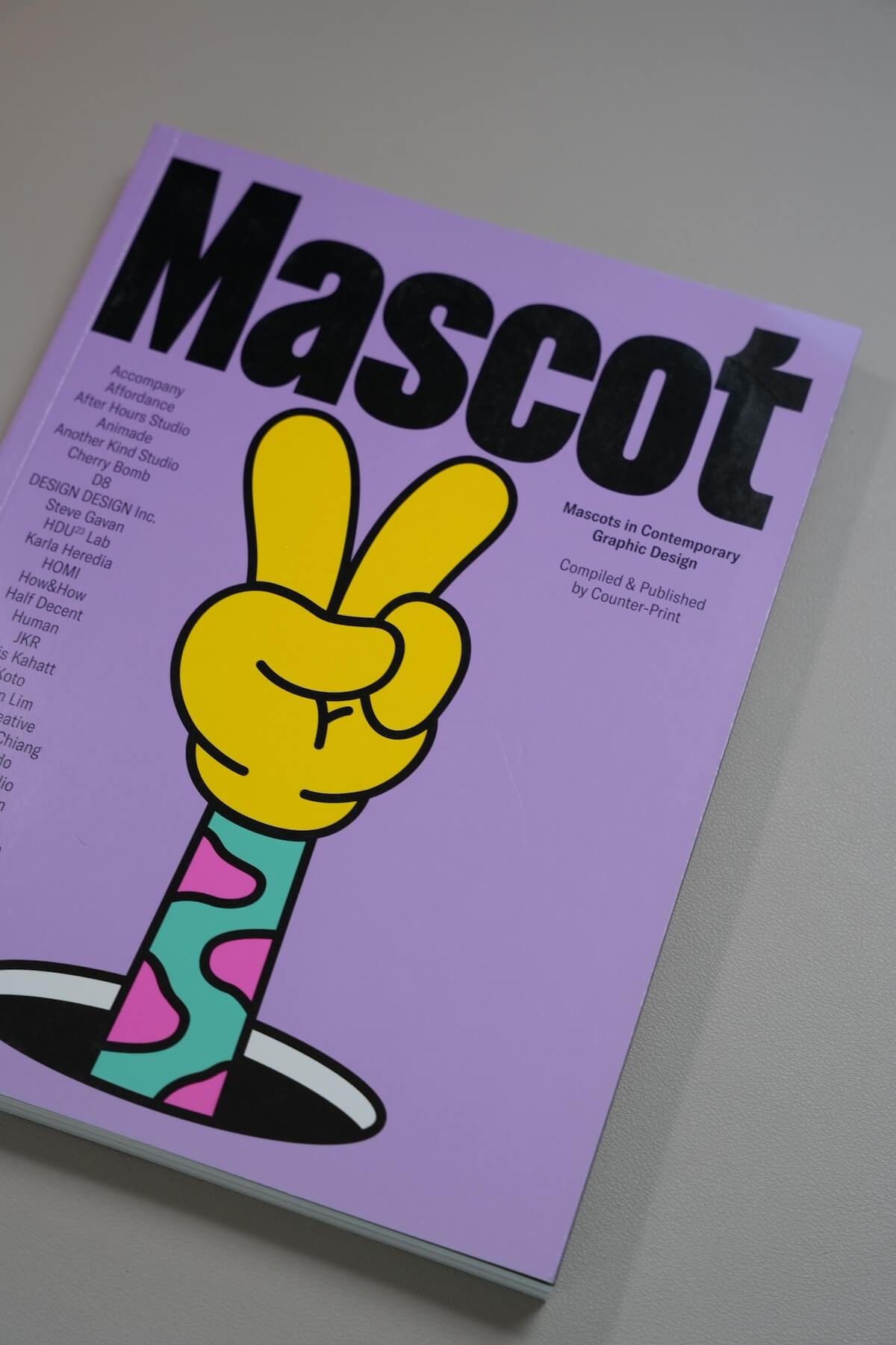 Mascot book and the different mascots