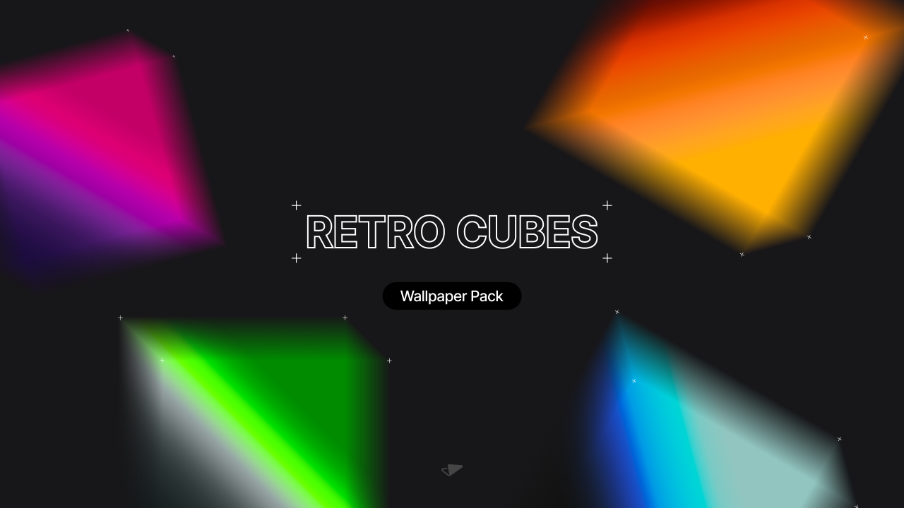 Retro Cubes Wallpaper