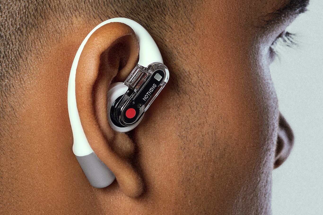 Nothing Earbuds Open being worn