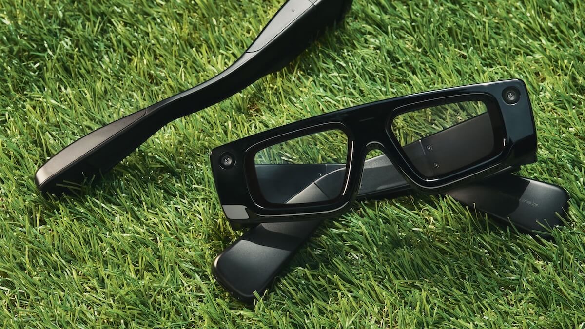 Spectacles on grass