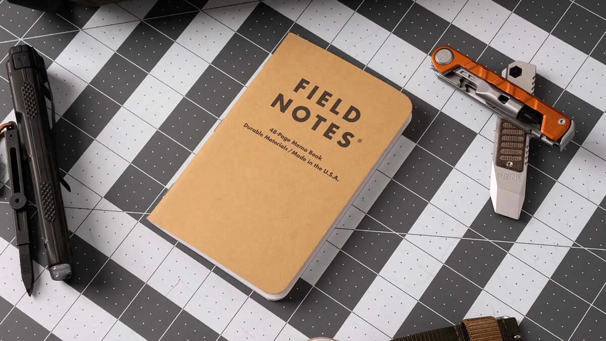 Field Notes on grid mat