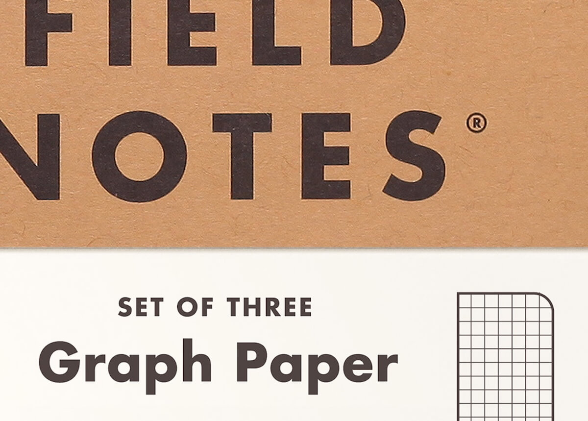 Field Notes close up graph paper notebook